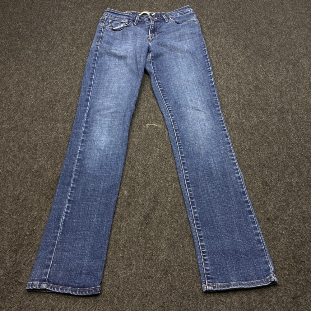 Levi's Mid Rise Skinny Jeans Men Size 28x32 Blue Medium Wash Stretch Denim